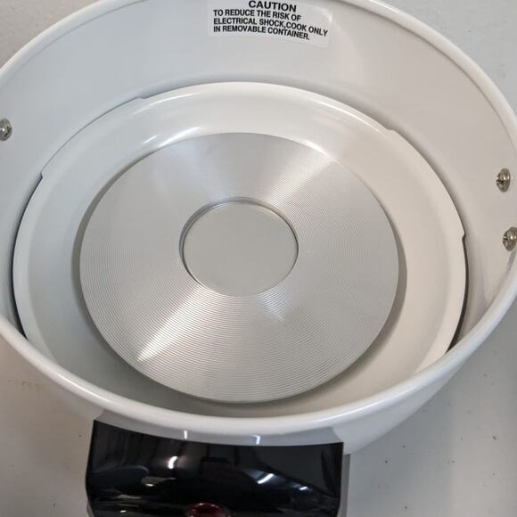 Pars Automatic Persian Rice Cooker Tahdig Rice Maker -White-3 Cup-USED-M123 - Picture 4 of 7